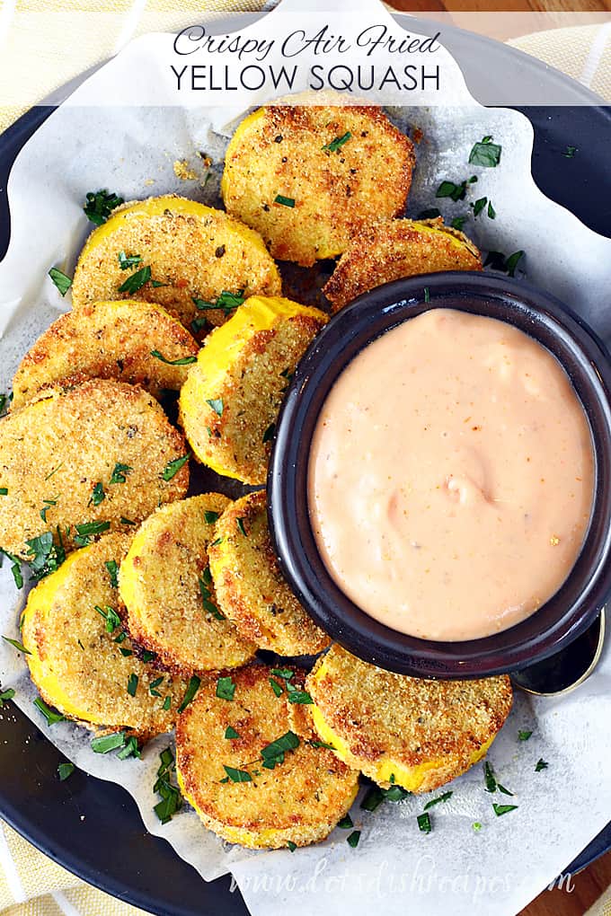 Crispy Air Fried Yellow Squash