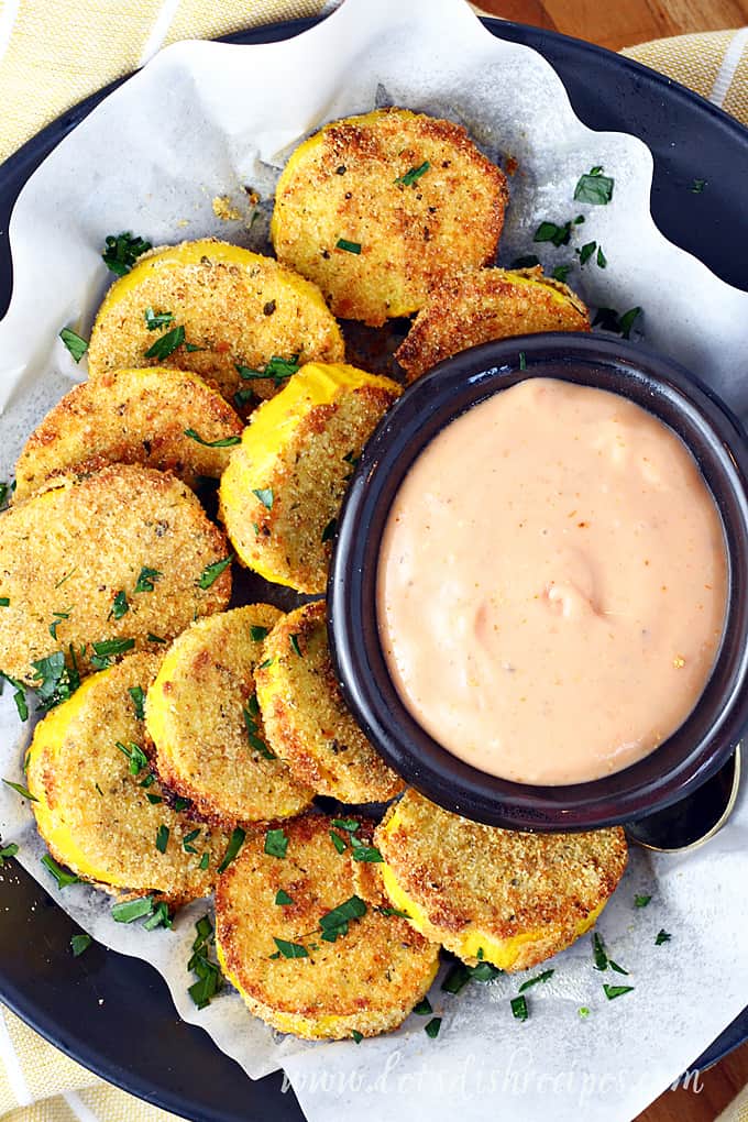 Crispy Air Fried Yellow Squash