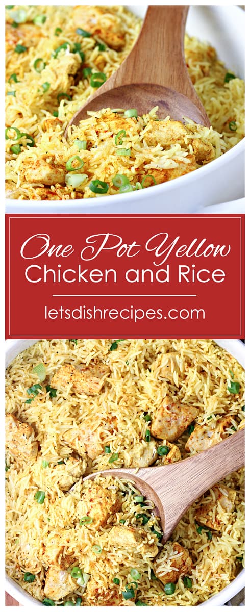 One Pot Yellow Chicken and Rice