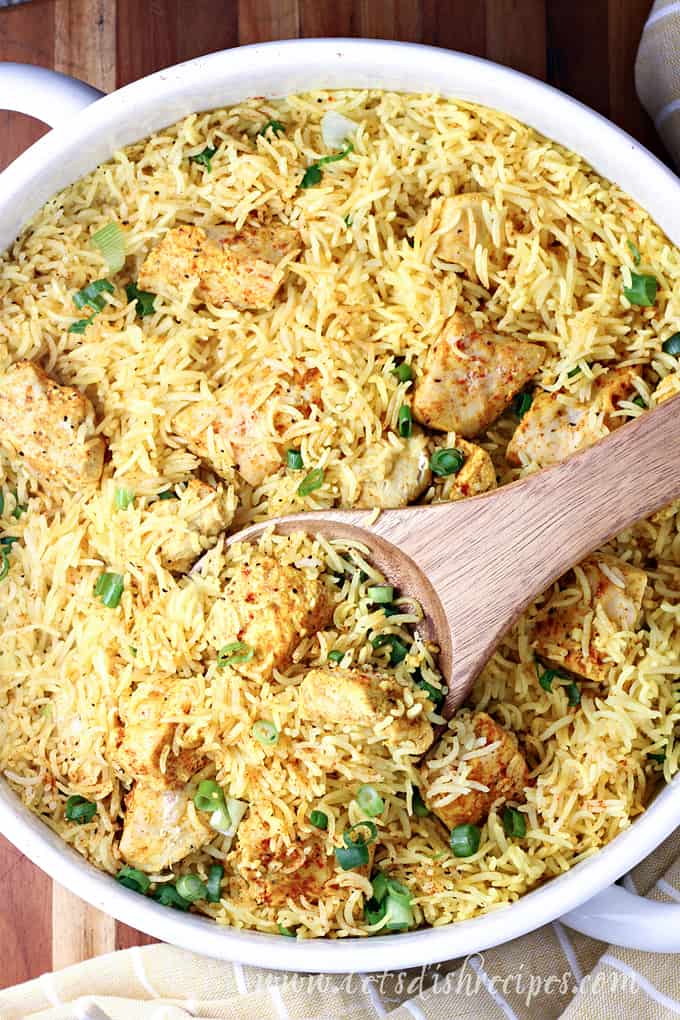 One Pot Yellow Chicken and Rice