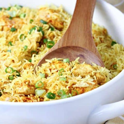 One Pot Yellow Rice and Chicken feature