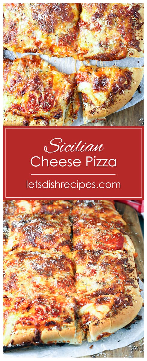 Sicilian Cheese Pizza