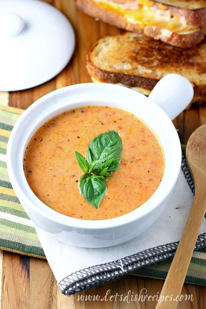 Creamy Tomato Parmesan Soup