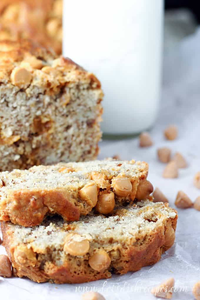 Butterscotch Pecan Banana Bread