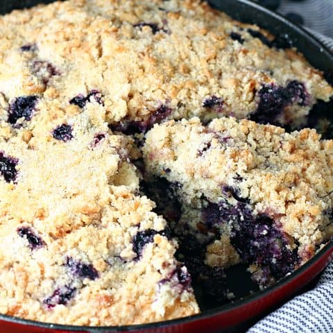 Old Fashioned Blueberry Buckle feature