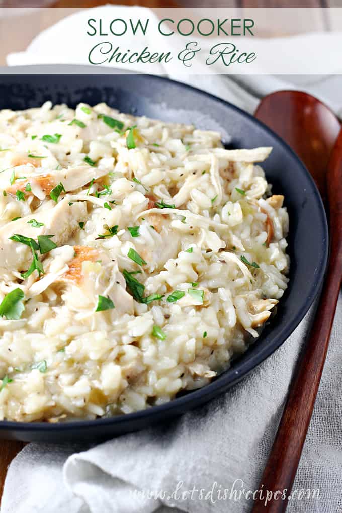 Slow Cooker Chicken and Rice