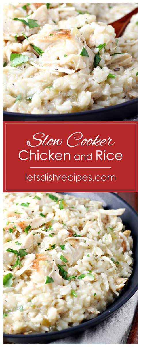 Slow Cooker Chicken and Rice