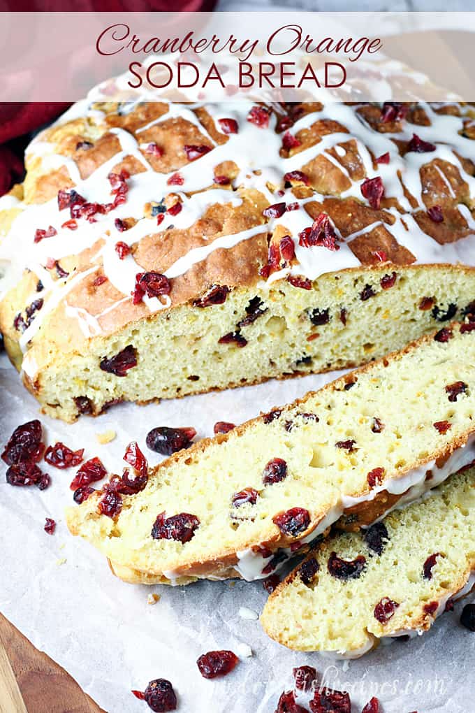 Easy Cranberry Orange Soda Bread