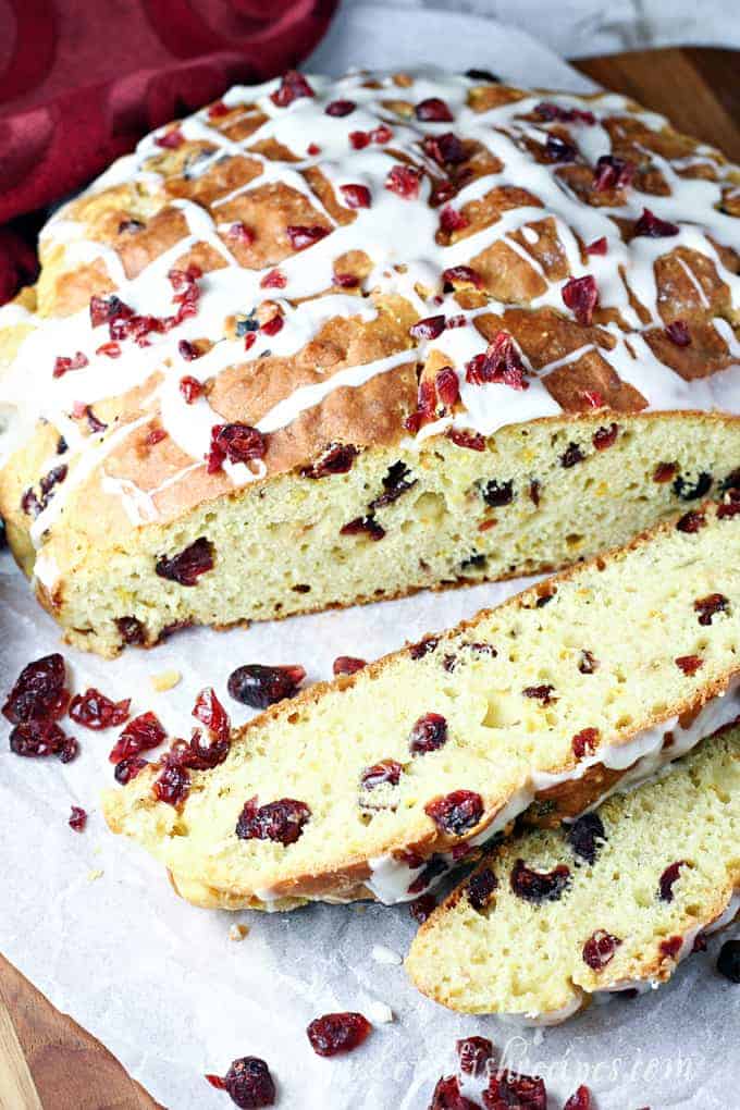 Easy Cranberry Orange Soda Bread