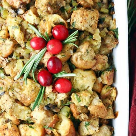 Croissant and Mushroom Stuffing feature