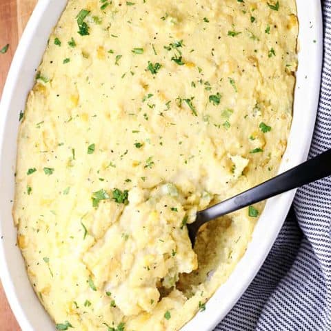 Sweet Corn Spoonbread Dressing feature