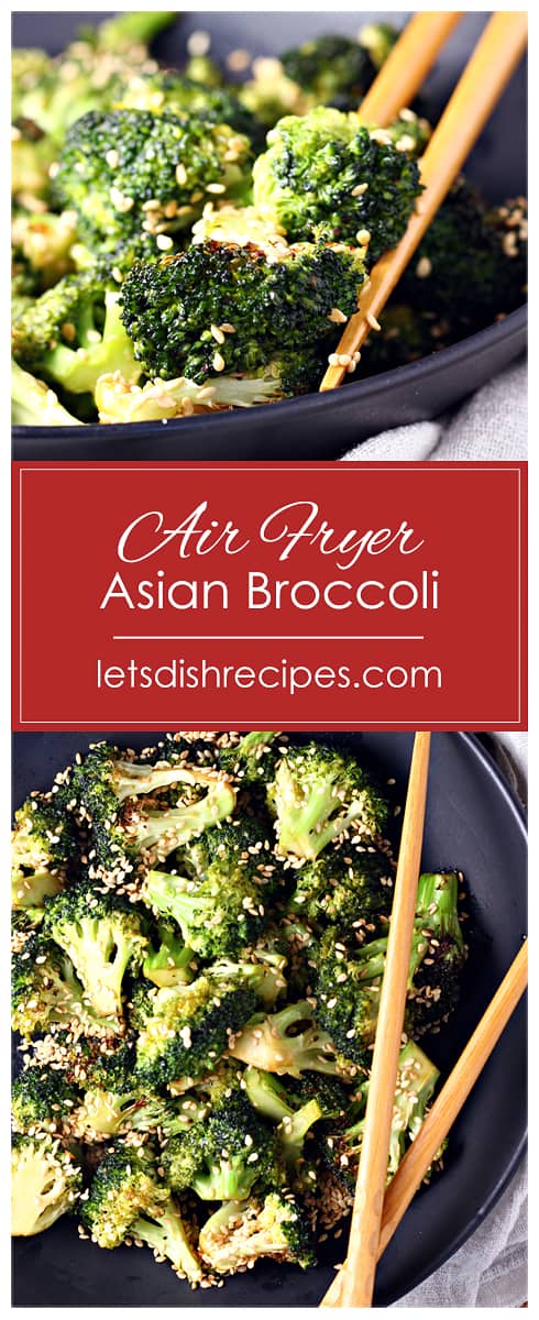 Air Fryer Asian Sesame Broccoli