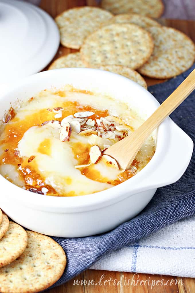 Apricot Almond Baked Brie