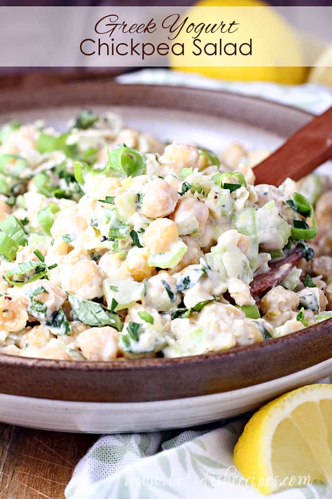 Greek Yogurt Chickpea Salad