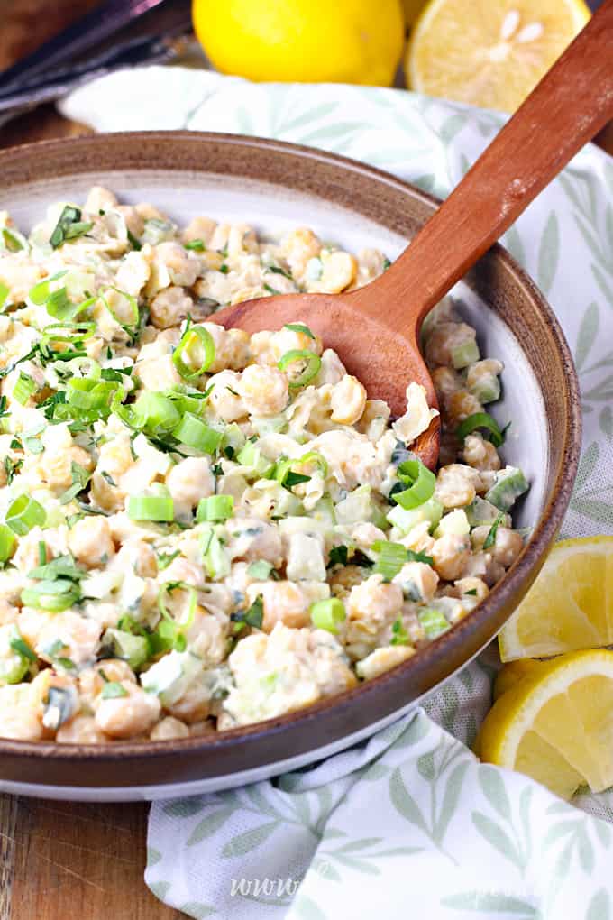 Greek Yogurt Chickpea Salad