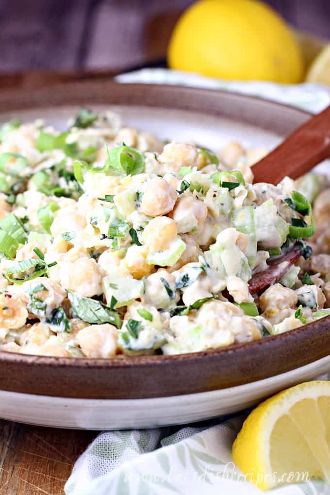 Greek Yogurt Chickpea Salad