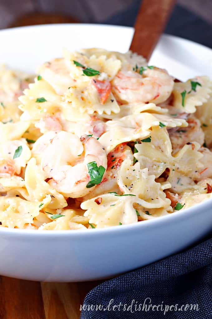 Creamy Cajun Shrimp Pasta