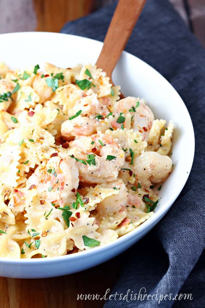 Creamy Cajun Shrimp Pasta