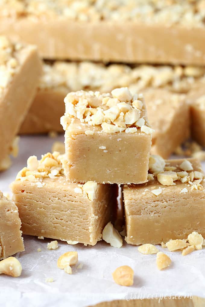 Creamy Crunchy Peanut Butter Fudge