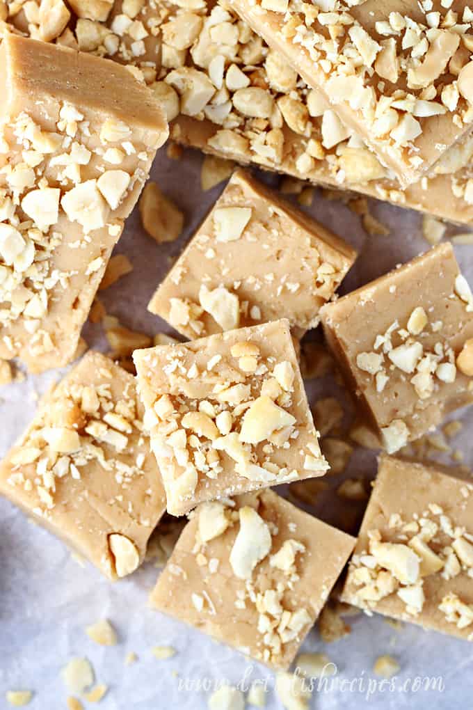 Creamy Crunchy Peanut Butter Fudge