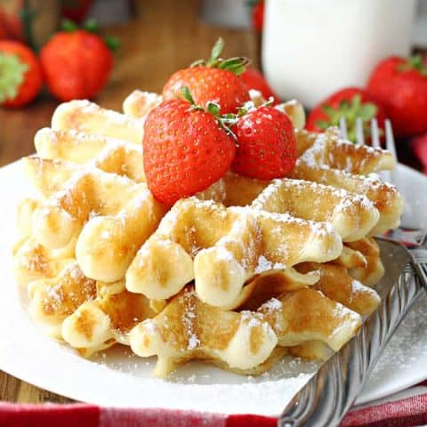 Overnight Yeast Waffles feature