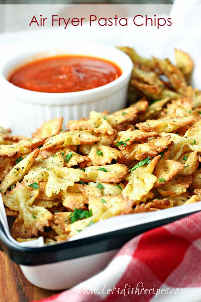 Air Fryer Pasta Chips