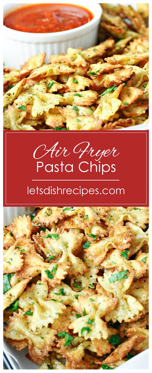 Air Fryer Pasta Chips