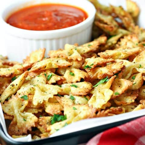 Air Fryer Pasta Chips feature