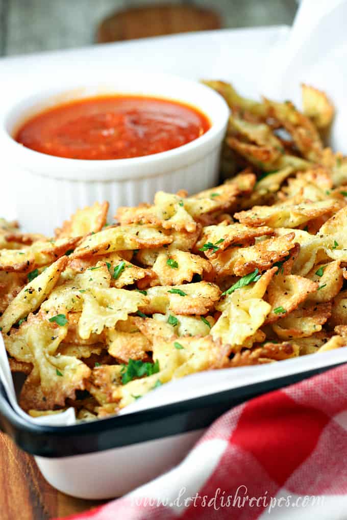 Air Fryer Pasta Chips