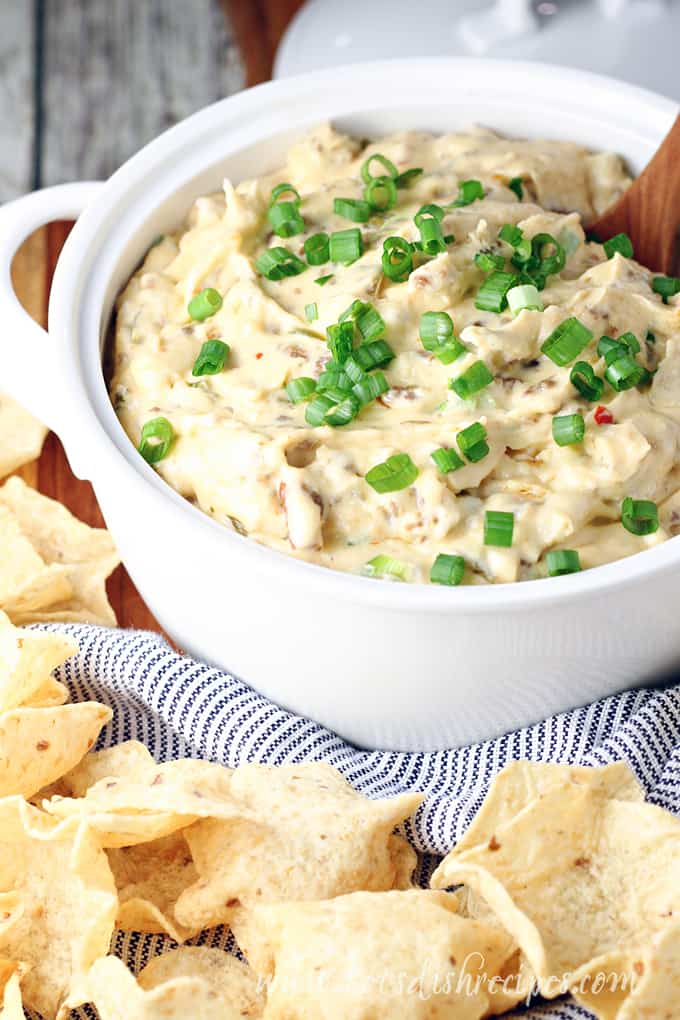 Slow Cooker Jalapeno Popper Sausage Dip