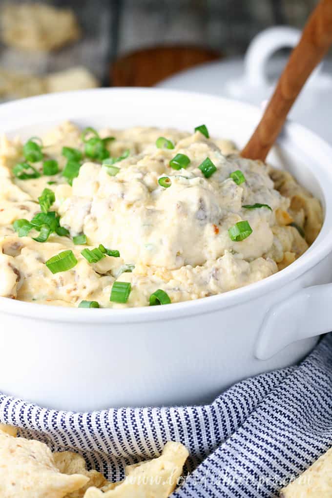 Slow Cooker Jalapeno Popper Sausage Dip