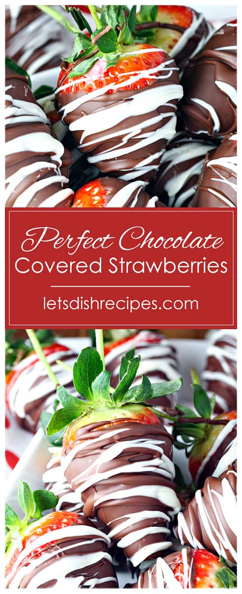 Perfect Chocolate Covered Strawberries