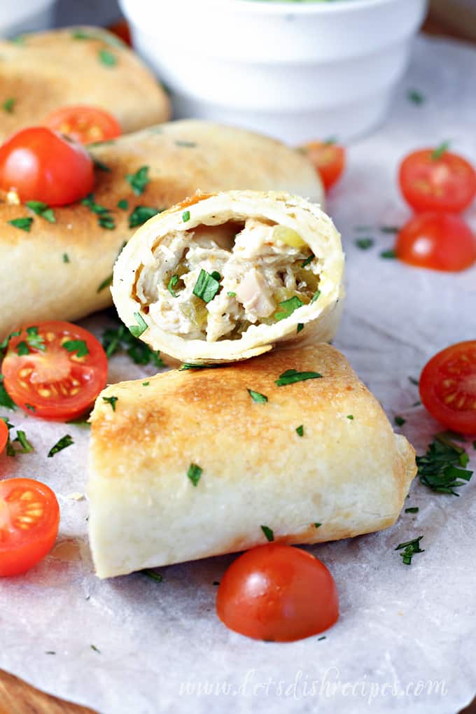 Crispy Air Fryer Chicken Chimichangas