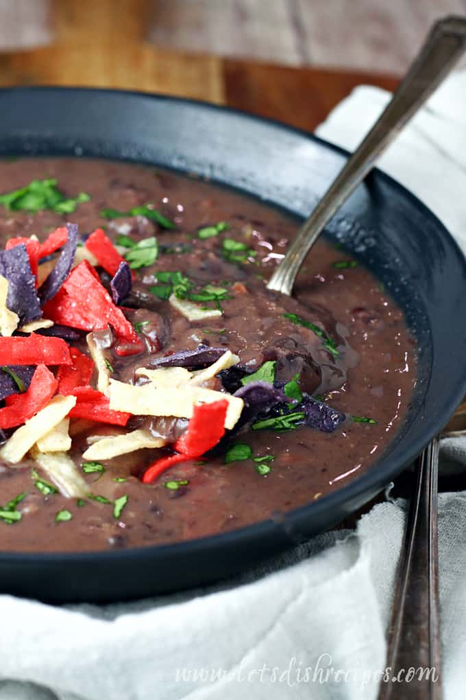 Slow Cooker Black Bean Soup