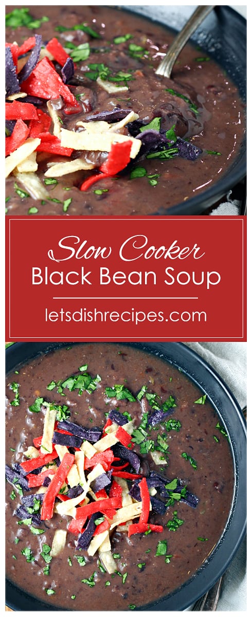 Slow Cooker Black Bean Soup