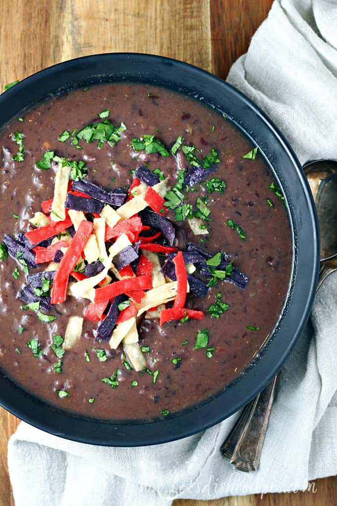 Slow Cooker Black Bean Soup