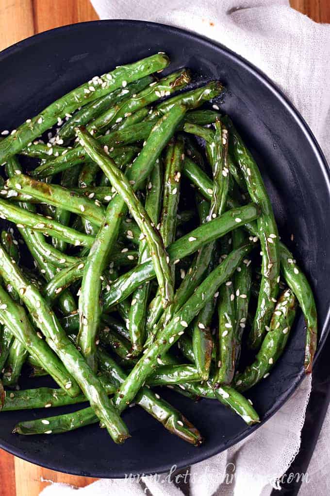 Air Fryer Asian Sesame Green Beans