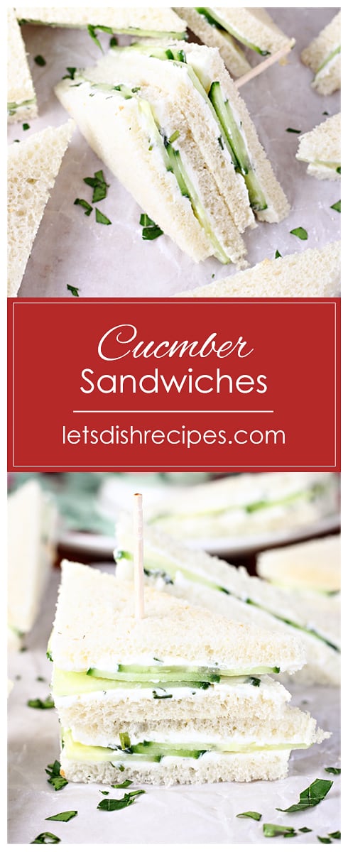 Cucumber Tea Sandwiches