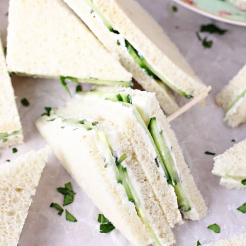 Cucumber Tea Sandwiches feature