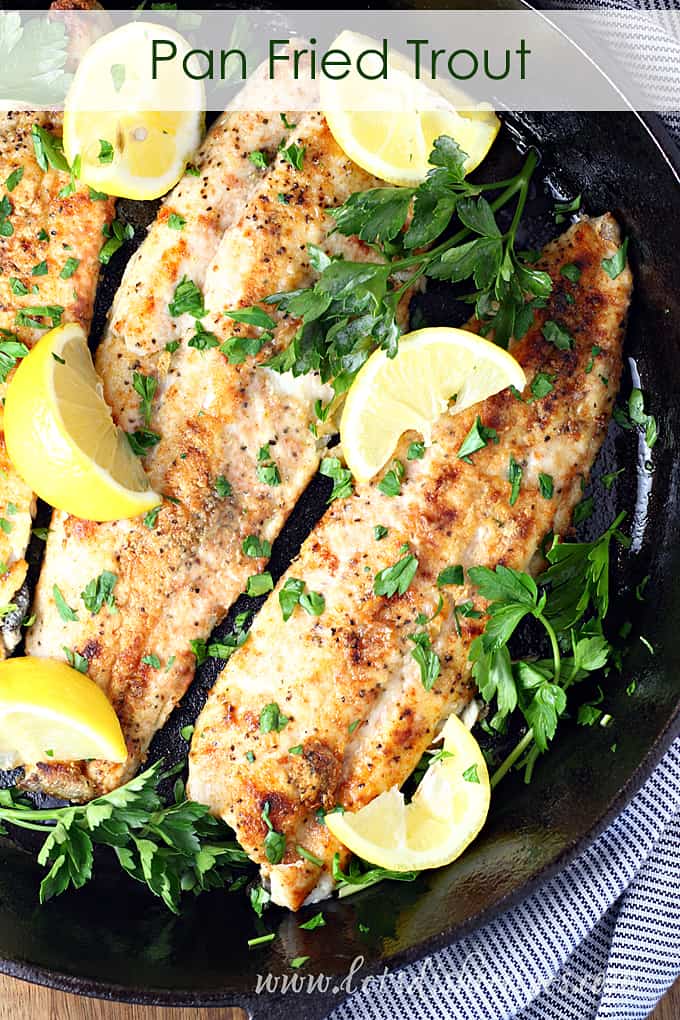 Easy Pan Fried Trout