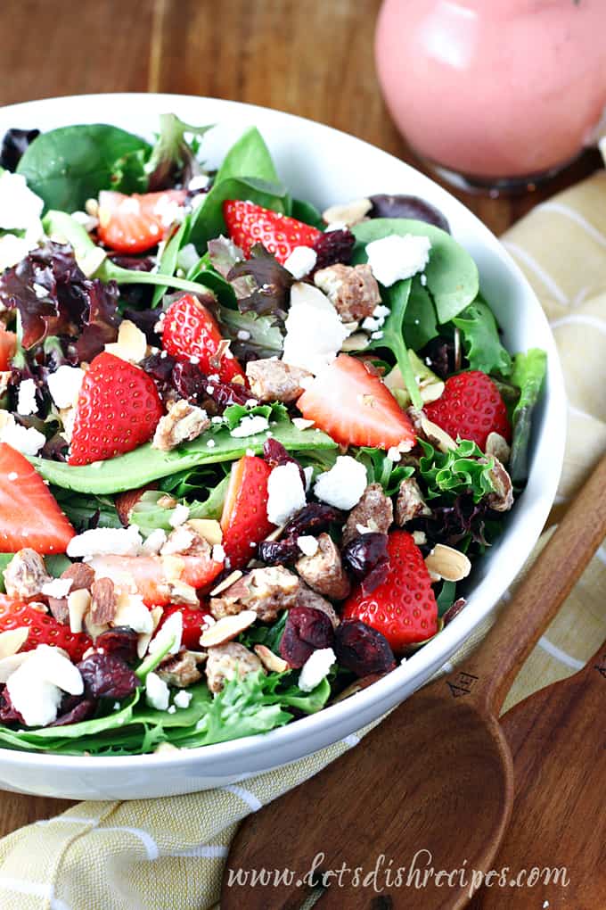 Sarah's Strawberry Pecan Goat Cheese Salad