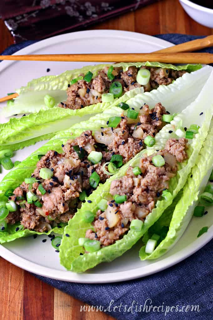 Asian Chicken Lettuce Wraps