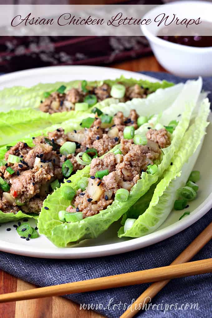 Asian Chicken Lettuce Wraps