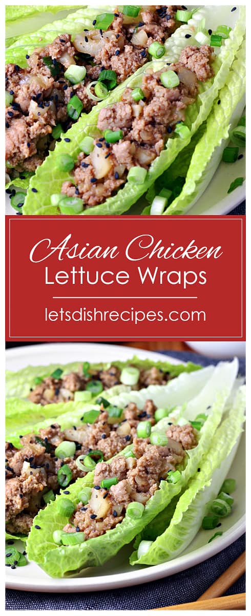 Asian Chicken Lettuce Wraps