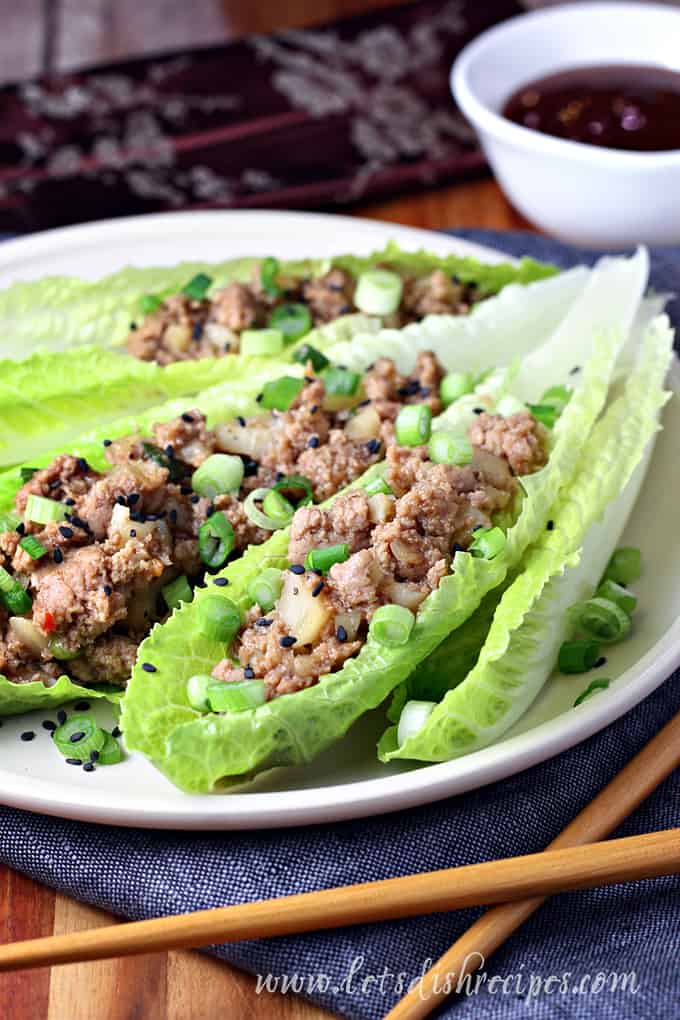 Asian Chicken Lettuce Wraps