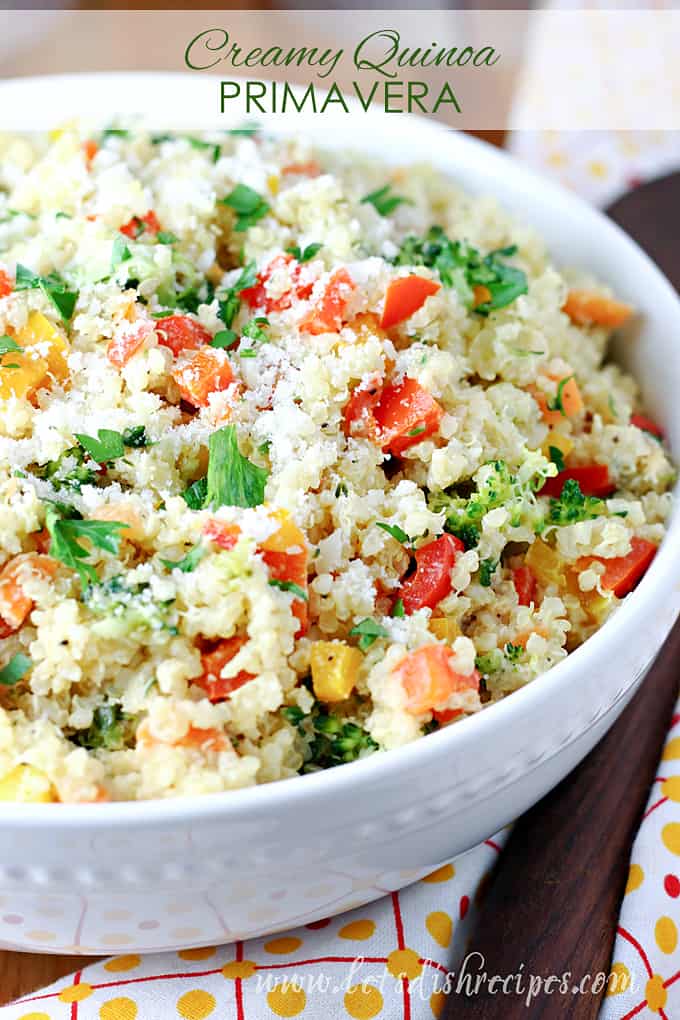 Creamy Quinoa Primavera