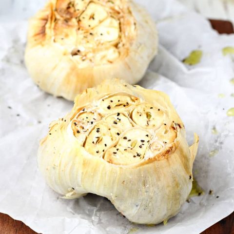 Air Fryer Roasted Garlic feature