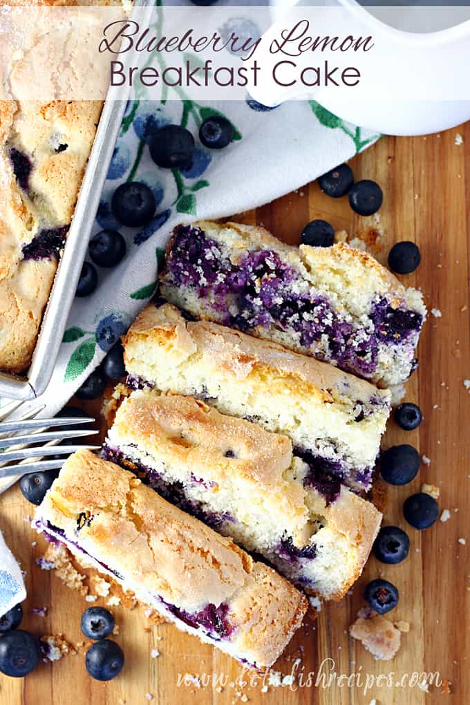 Blueberry Lemon Breakfast Cake