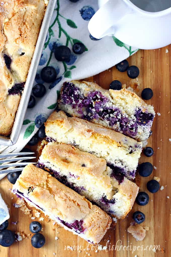 Blueberry Lemon Breakfast Cake