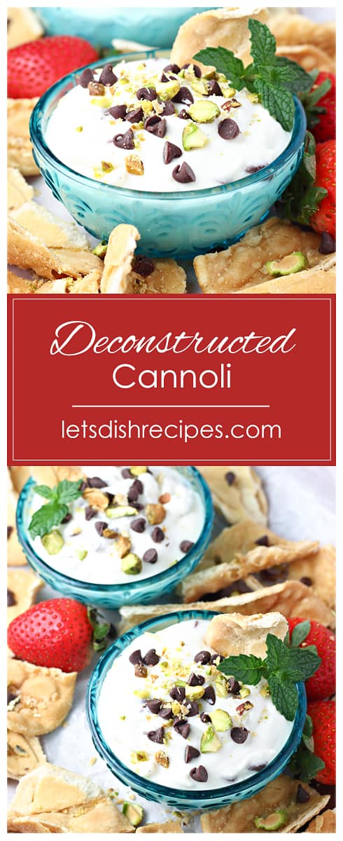 Deconstructed Cannoli